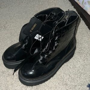 Black FashionNova Boots